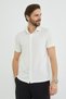 Ribbed Sleeve Layered Slim Fit Shirt - 3