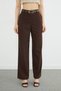High Waist Palazzo Trousers with Belt Detail - 6