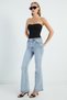 High Waist Flare Jeans - 5
