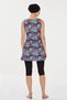 Floral Patterned Zero Sleeve 4-Piece Hijab Swimsuit - 2