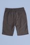 Belt-Tied Pocket Zippered Boys' Capri Pants - 2