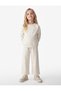Elastic Waistband Wide Leg Sweatpants