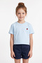 100% Cotton Strawberry Embroidered Girls' T-Shirt - 2