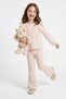 Ruffled Wrinkled Fabric Girls' 2-Piece Set
