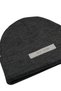 Anthracite Gray Unisex Basic Beanie Folded Anthracite Gray Rib Knit Classic Winter Beanie - 3