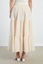 Striped Layered Maxi Skirt - 7