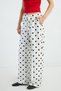 Polka Dot Tie-Waist Trousers - 7