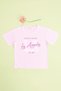 Los Angeles Printed Girls Cropped T-Shirt