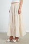 Striped Layered Maxi Skirt - 6