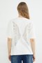 Transparent Butterfly Embroidered Oversize T-Shirt - 6