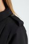 Pleated Double-Breasted Collar Cropped Trench Coat - 6
