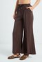 Elastic Waist Lace-Up Trousers - 7