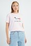 Dog Printed Crew Neck T-Shirt - 4