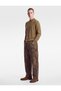 Comfortable Fit Pocketed Camouflage Patterned Super Baggy Jean Trousers - 2