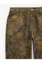 Comfortable Fit Pocketed Camouflage Patterned Super Baggy Jean Trousers - 7