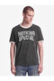 Washable Cotton Contrast Piping Crew Neck Short Sleeve Printed Slim Fit T-Shirt - 3
