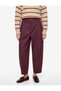 Pleated Barrel Pants with Pockets and Loose Fit - 3