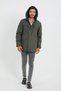 Sports Men's Khaki Fleece Inside Water and Windproof Hooded Coat & Coat & Parka - 6