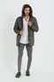 Sports Men's Khaki Fleece Inside Water and Windproof Hooded Coat & Coat & Parka - 3