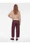 Pleated Barrel Pants with Pockets and Loose Fit - 4