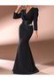 Rochie lunga, Negru - 6