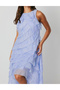 Rochie lunga, Albastru - 3