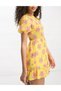 Rochie scurta, Galben - 4