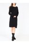 Rochie medie, Negru - 3