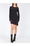 Rochie scurta, Negru - 4