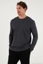 Cotton Crew Neck Regular Fit Basic Sweat Men's Sweat 5905073 - 6
