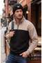 Regular Fit Zippered Stand Collar Soft Lined Winter Sweat Men's SWEAT 5905343