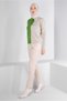 COLLAR TIE TWO COLOR KNITWEAR SWEATER 43187 - 4