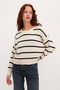 Striped Knitwear Sweater K10328 - 2