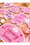 10-Piece Pink Baby Girl Gender Reveal Balloon Cupcake Cake Toothpick Set Gender Party Themed Balloon 10-Piece Pack - Decorative Party Ornament - 4
