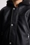 Warm Water Repellent Removable Hooded Plush Lined Bomber Coat Boy C4321A824Au - 4