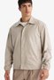 Slim Fit Polo Collar Jacket with Pockets and Zipper Closure G0433Ax26Sp - 3