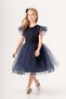 Tulle Girls Kpl Dress Mnk0526 Dark Navy Blue - 8