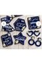 13-Piece Navy Blue Wedding Engagement and Henna Night Fun Stickable Speech Bubbles Bachelorette Bride to Be Photo Shoot Handheld Banner Promise Engagement Themed Speech Bubbles 13-Pack - Decorative Party Ornament - 7