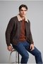Regular Fit Basic-Pullover aus geripptem Strick mit Rundhalsausschnitt J2332AX26WN - 5