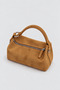 Women's Mevora Soft Textured Suede Bag Brown (Camel) - 4