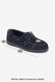 Women's Genuine Leather Lace-Up Loafers with Rope Detail, Casual Shoes, Mistor Navy Suede. - 8
