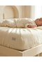 Ecru Muslin Fitted Baby Sheet, 100% Cotton, Soft Texture, Crib Sheet. - 3