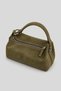 Women's Mevora Soft Textured Suede Bag Khaki Green - 4
