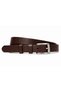 100% Genuine Leather Classic Women's Belt 2.5 cm Brown - 2