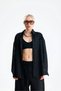 Yellow Linen Carrot Pants Shirt Black Suit - 2