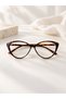 Rexo 57 Ekartman Unisex Women's and Men's Oval Round Blue Light Blocking Glasses, New Season Leopard Cat Eye Sunglasses. - 4