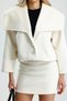 Nisha Kaše Ecru Women's Jacket and Skirt Set - 5