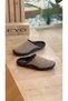 Anatomical Beige Women's Home Shoes Slippers Puff-Z36 - 3