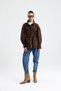Patara women's brown short trench coat