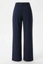 Women's High Waist Pleated Detailed Wide-Leg Fabric Trousers - 6